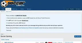 Soccer Gaming Forum