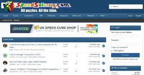 Speedcubing and Puzzle Solving Enthusiasts Forum