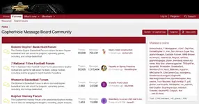 Minnesota Golden Gophers Sports Fan Forum
