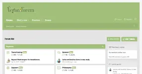 Vegan Lifestyle, Nutrition & Support Forum