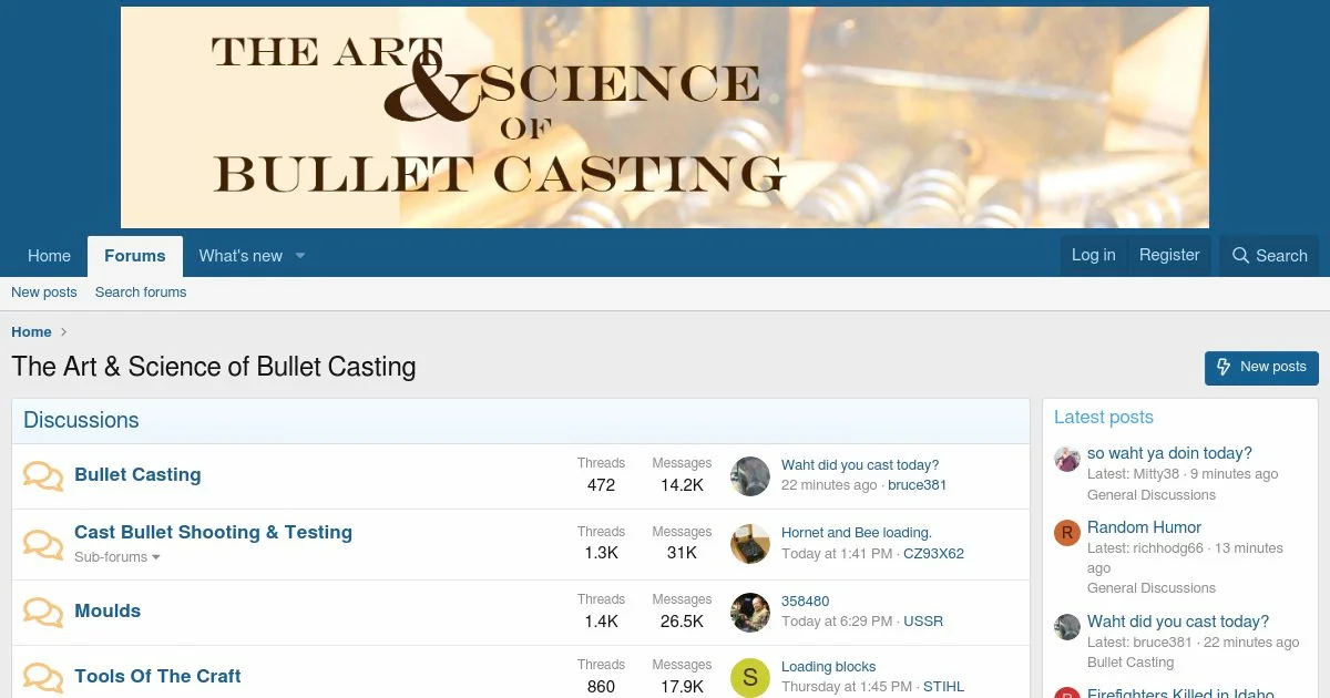 Artful Bullet Casting Forum