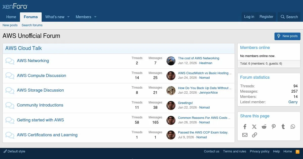 AWS Unofficial Forum
