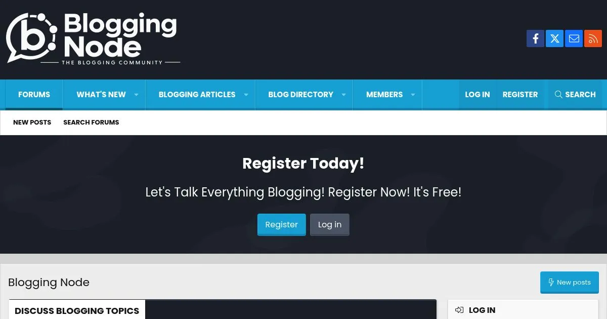 Blogging Node