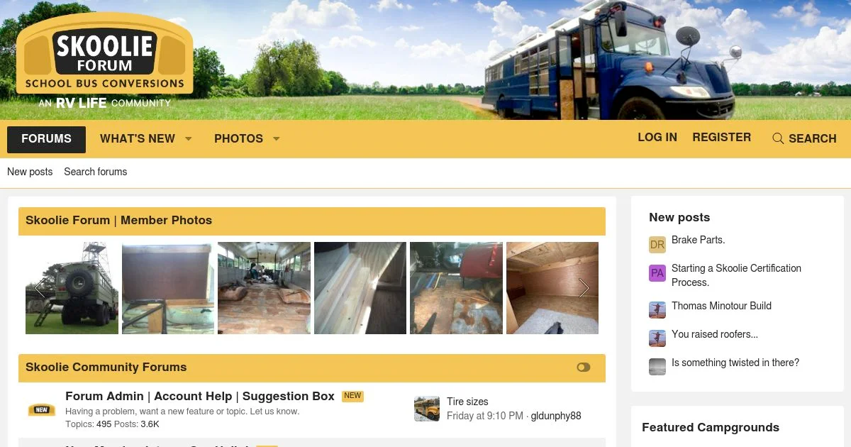 Bus Conversion, Skoolie Builds & Tiny Living Forum