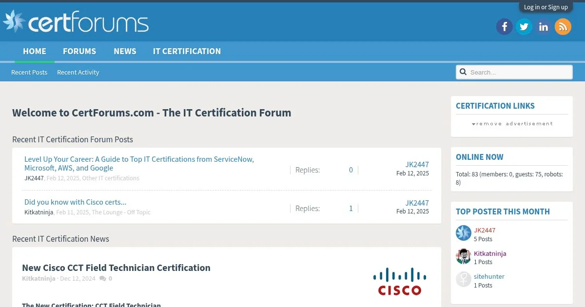 CertForums – IT Certification Community