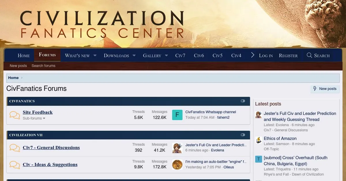 CivFanatics Civilization Forum