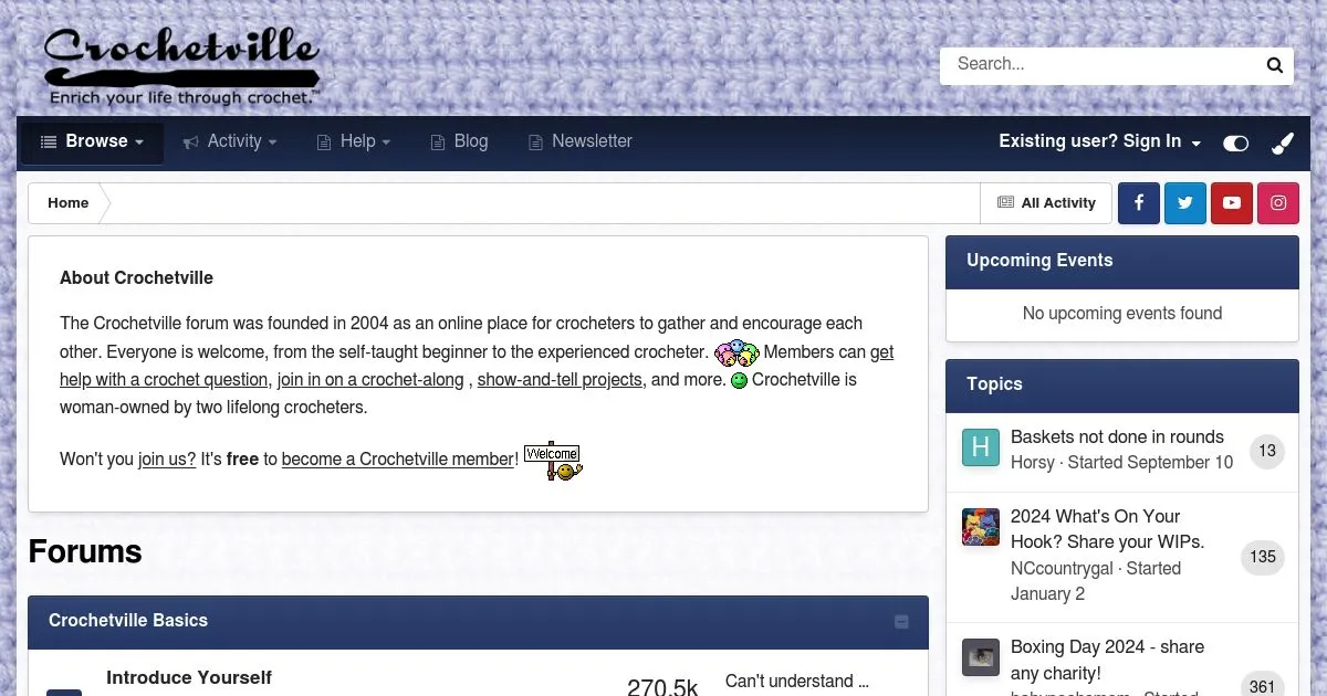 Crochetville - Crochet Community & Forum