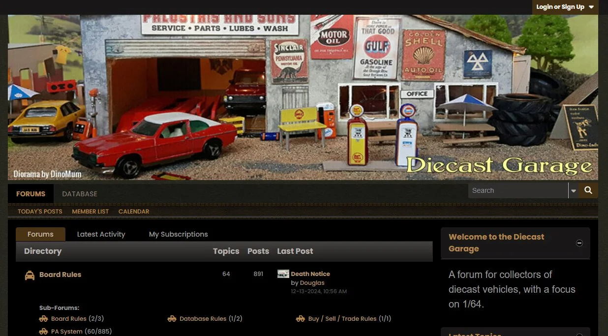 Diecast Garage: Diecast Collectors and Customizers Forum