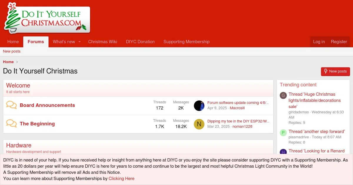 DIY Christmas Lighting & Animation Forum