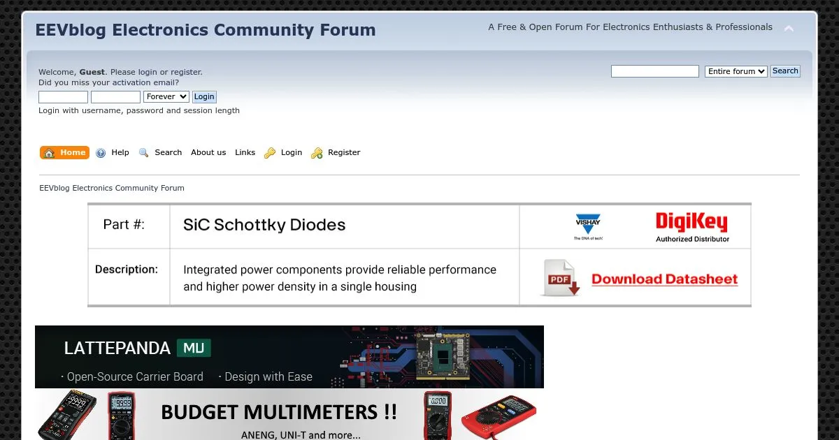 EEVblog Electronics Community Forum