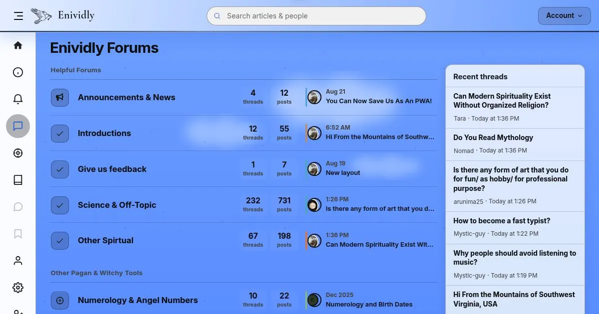 Enividly Forums