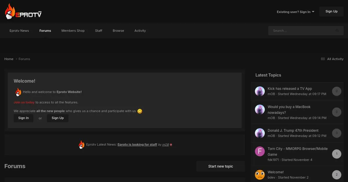 Eprotv Forums: Esports and Gaming Community