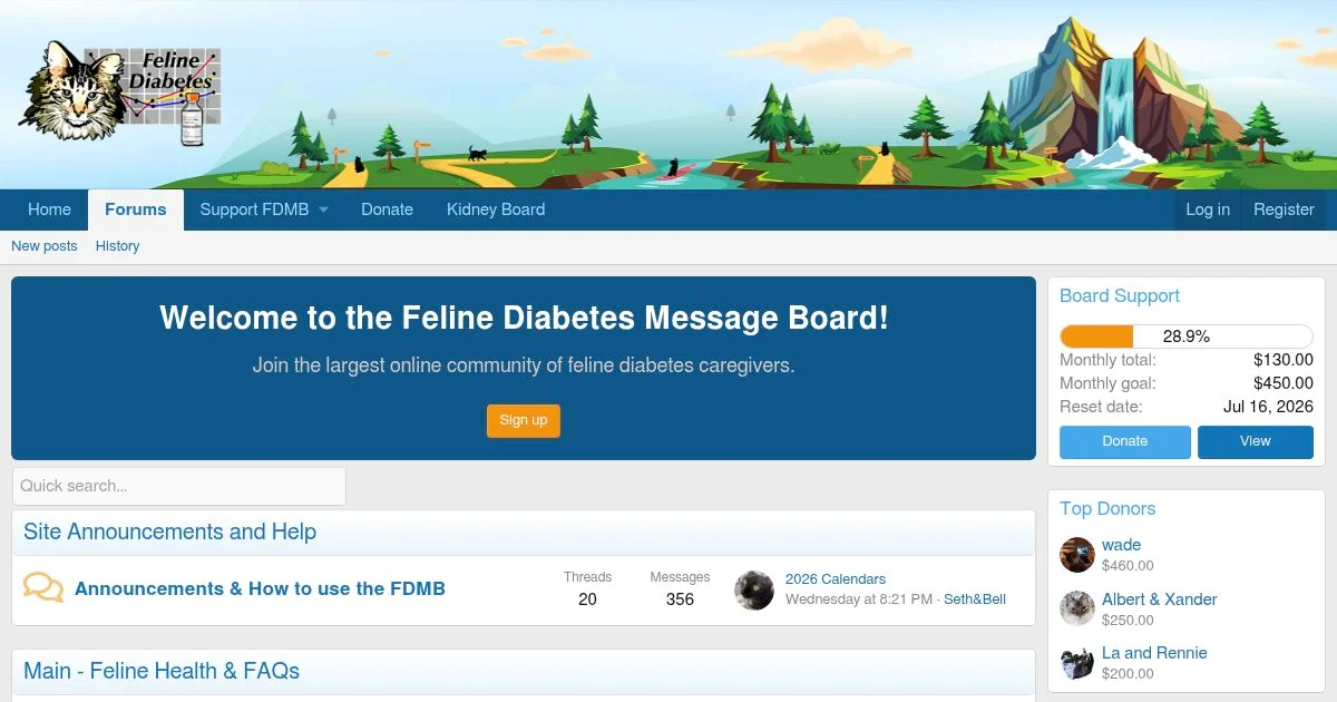 Feline Diabetes Message Board: Cat Diabetes Support Community