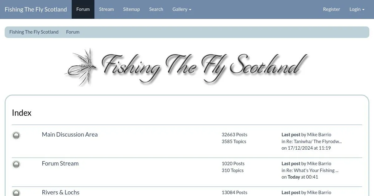 Fishing The Fly Forum: Scotland’s Fly Fishing Community