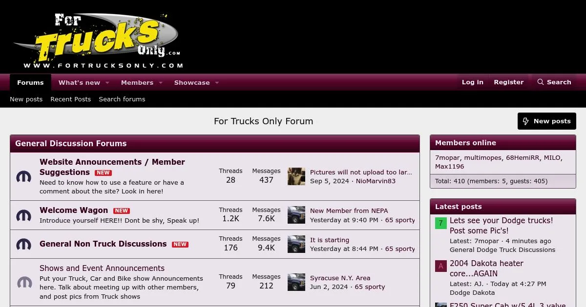 For Trucks Only Forum