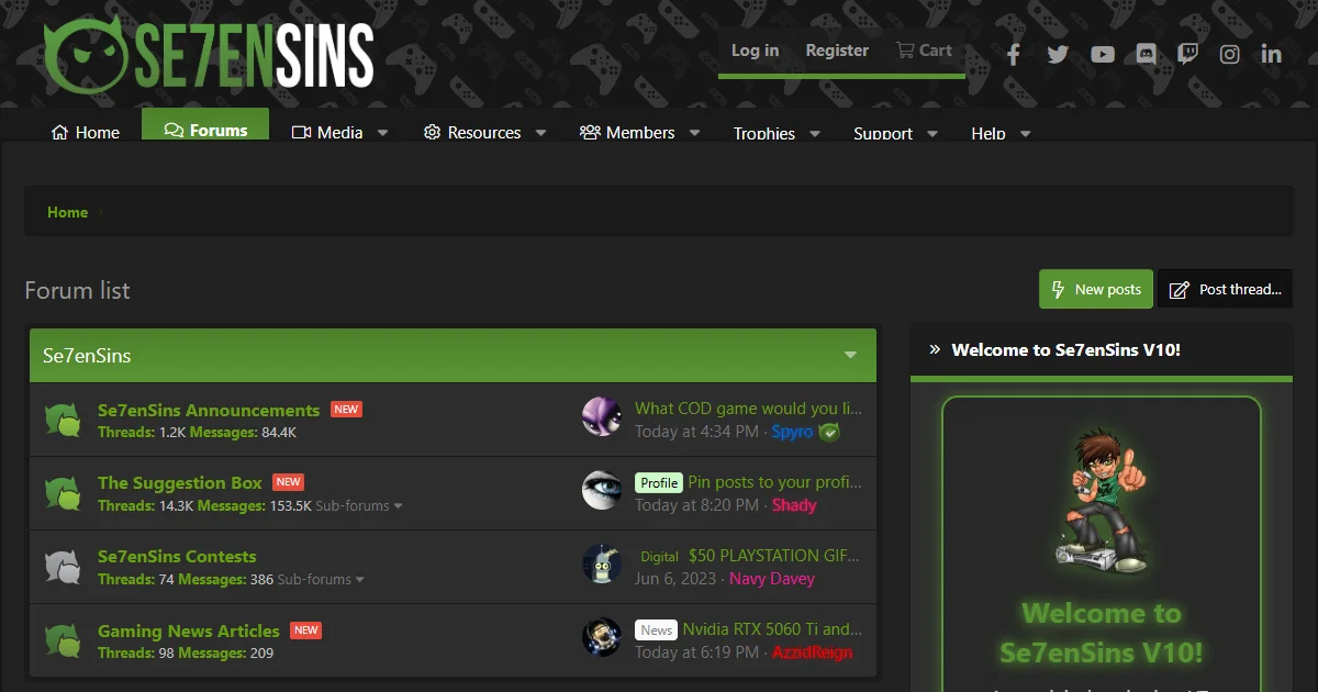 Gaming Mods, Glitches & Tech Support Forum
