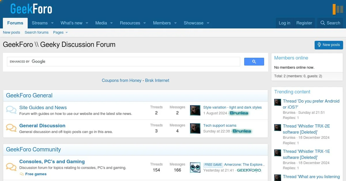 GeekForo Technology & Geek Culture Forum