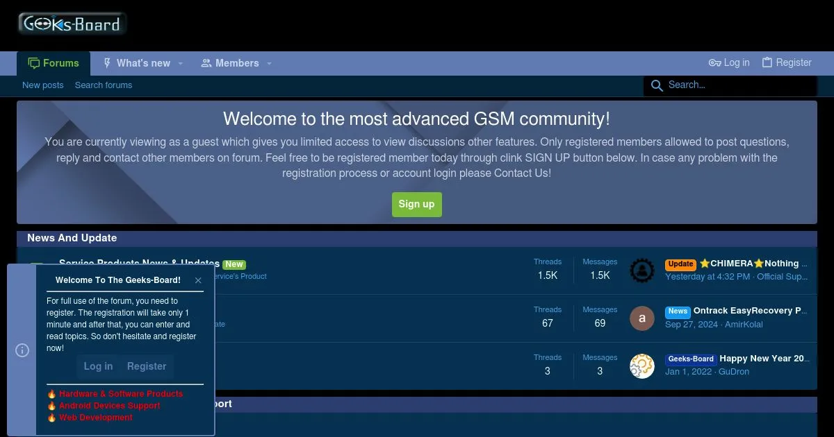 Geeks-Board Discussion Forum