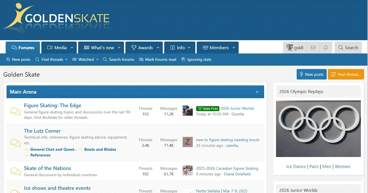 Golden Skate Forum