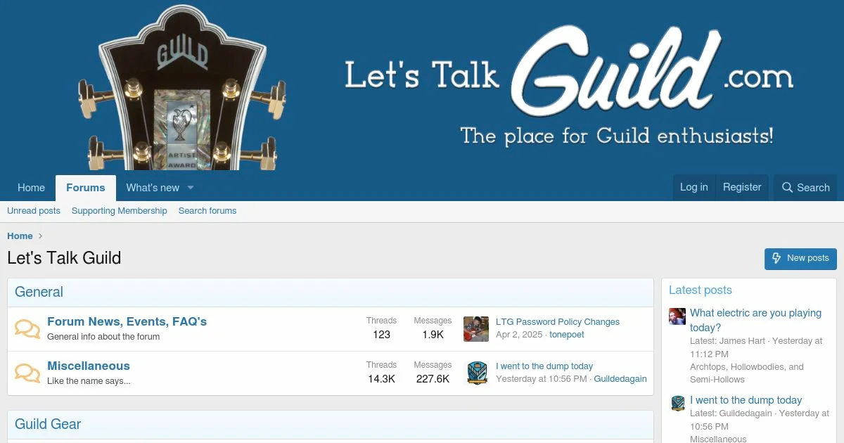 Guild Guitar Discussions, Vintage Models & Player Support Forum