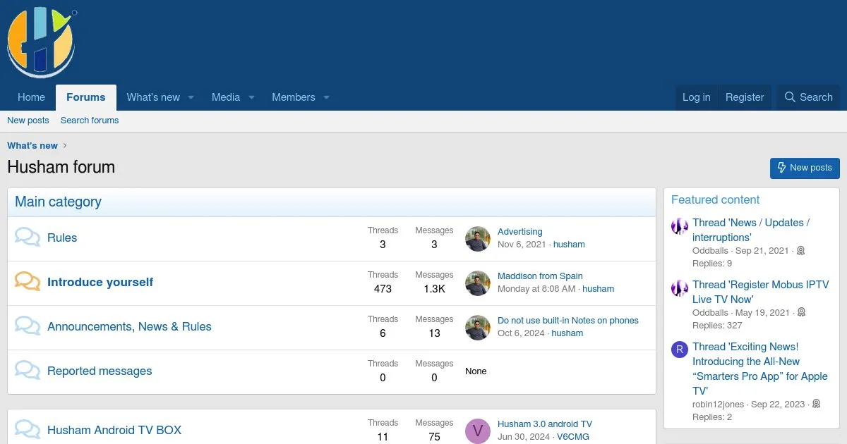 Husham Forum: IPTV and Streaming Community
