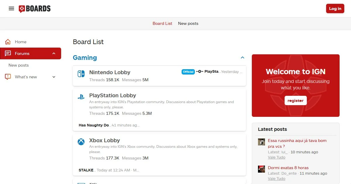 IGN Boards: Gaming and Entertainment Community