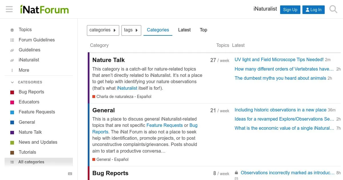 iNaturalist Community Forum