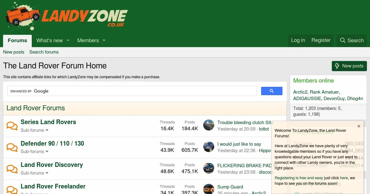 Land Rover Forum - LandyZone