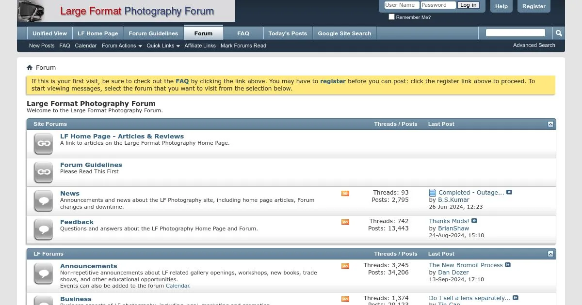 Large Format Photography Forum