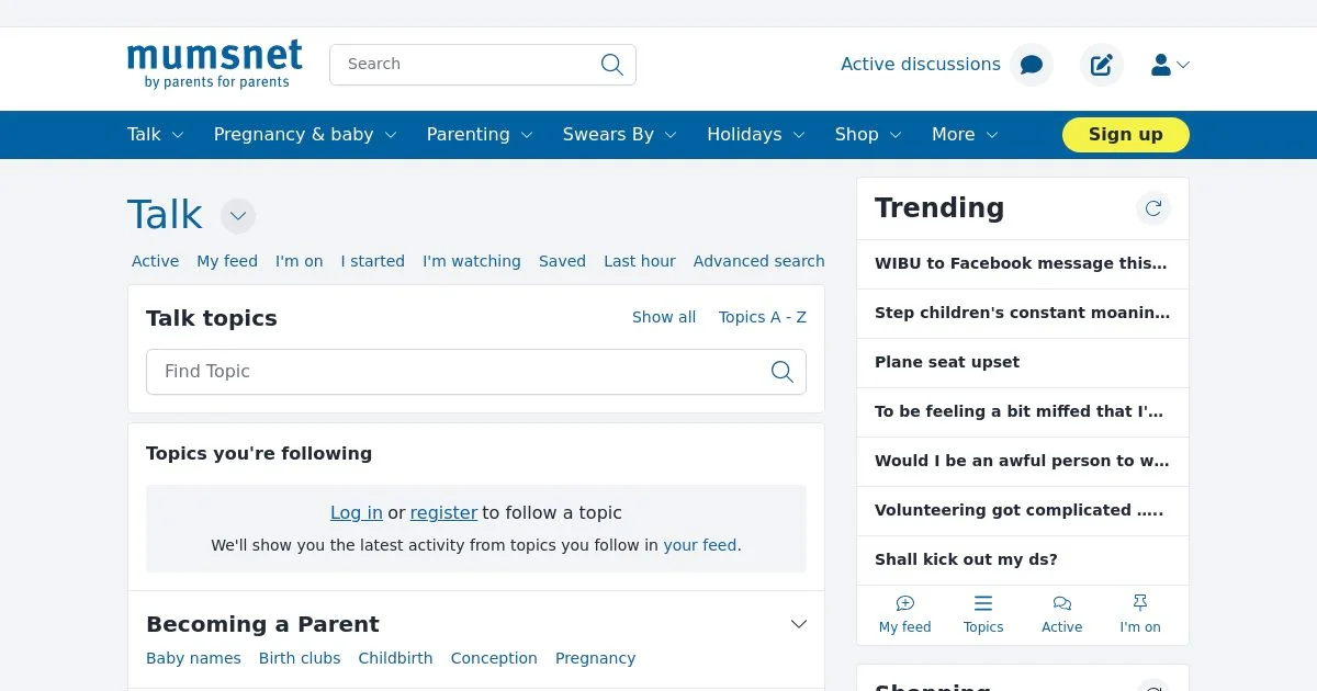Mumsnet Talk – Parenting, Family, and Lifestyle Discussions