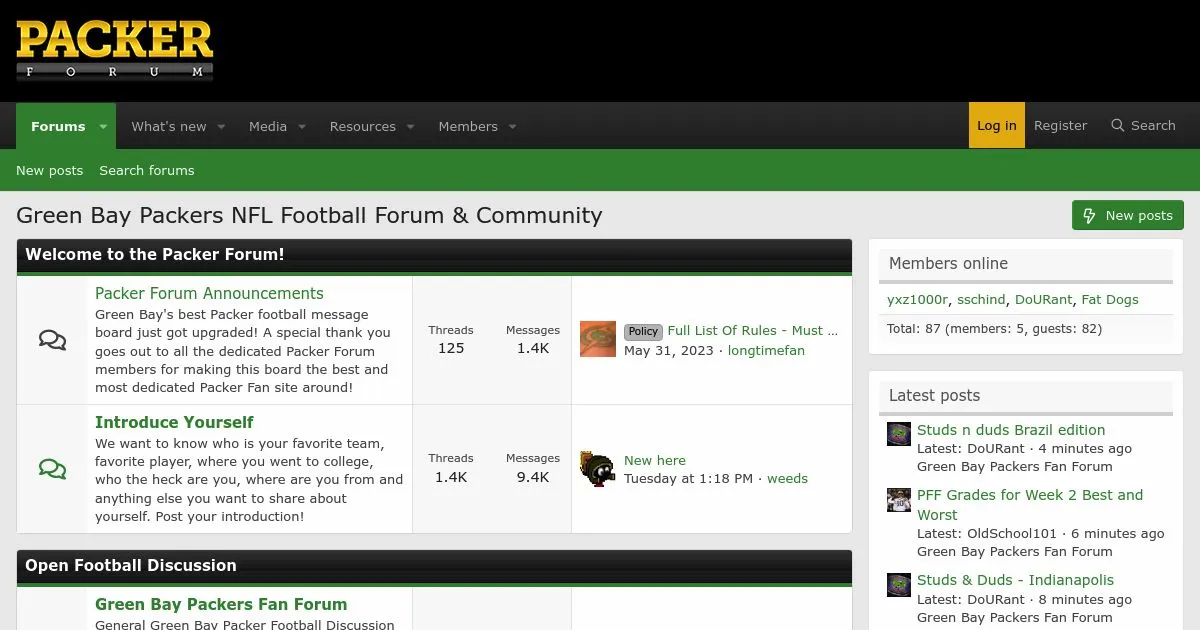 Packer Forum