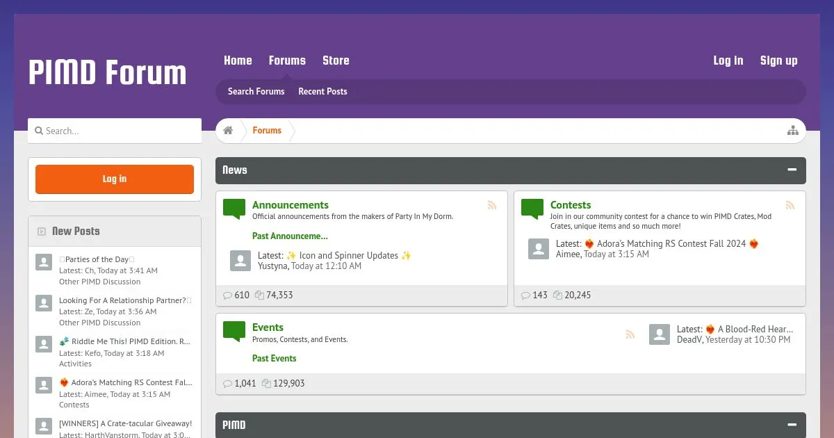 Party in My Dorm Forum