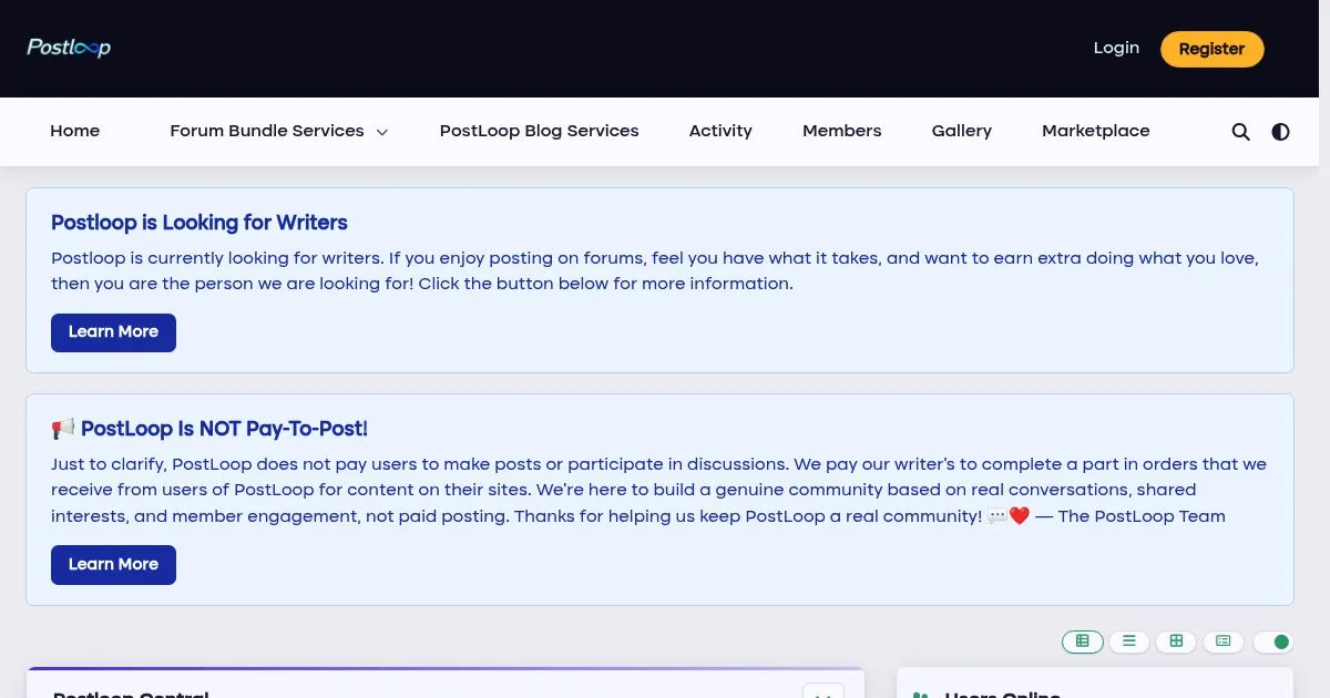 Postloop Forum