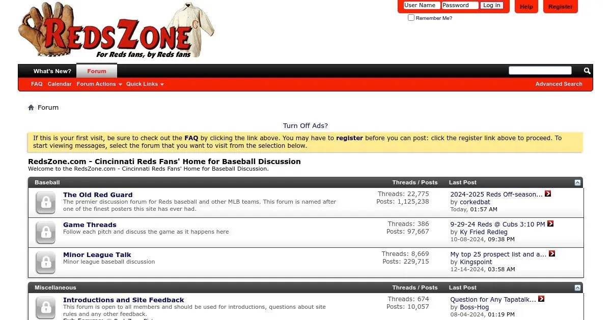 RedsZone: Cincinnati Reds Fan Community