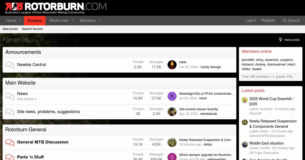 Rotorburn Mountain Bike Forum