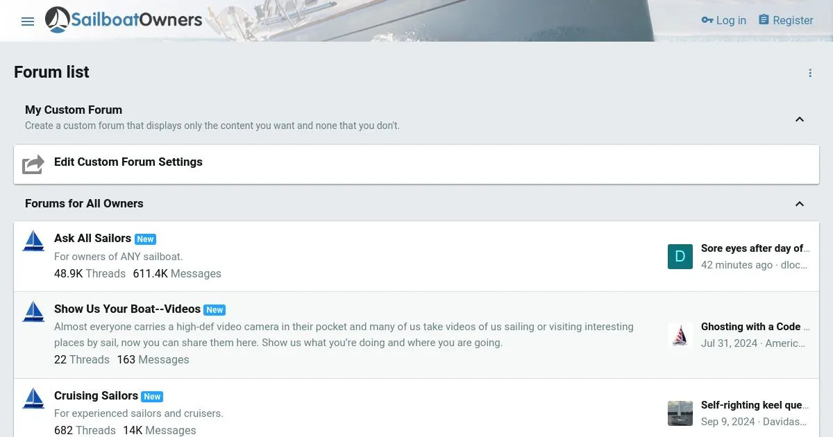 Sailboat Owners Forum - Sailing Discussion and Boat Maintenance Community