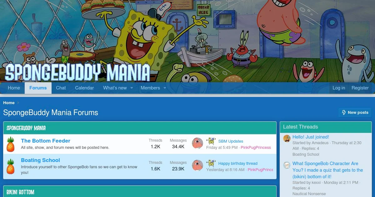 SBMania SpongeBob Fan Forum