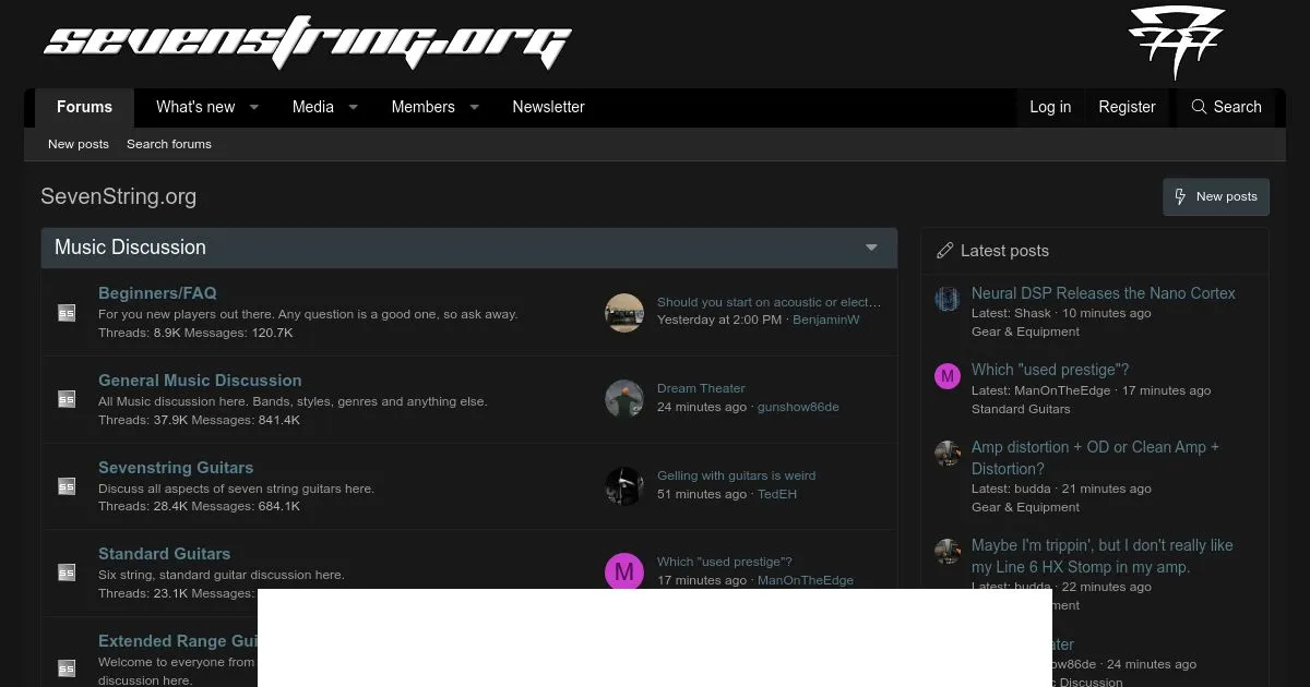 SevenString Guitar Forum