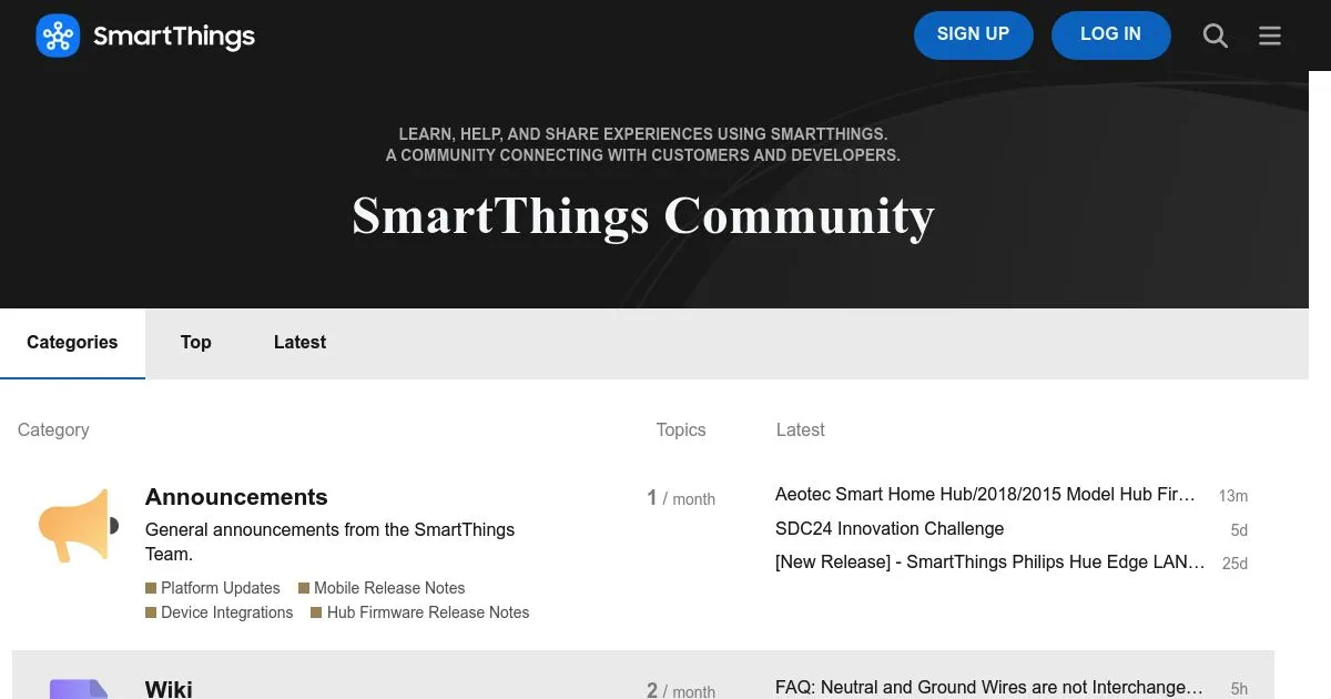 SmartThings Community