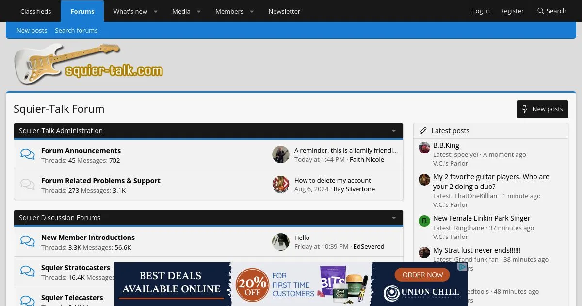 Squier-Talk Forum