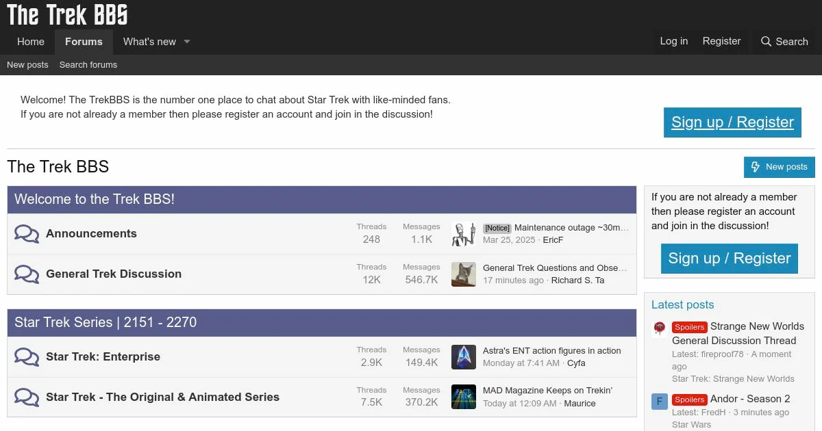 Star Trek Fandom, Media & Sci-Fi Discussion Forum