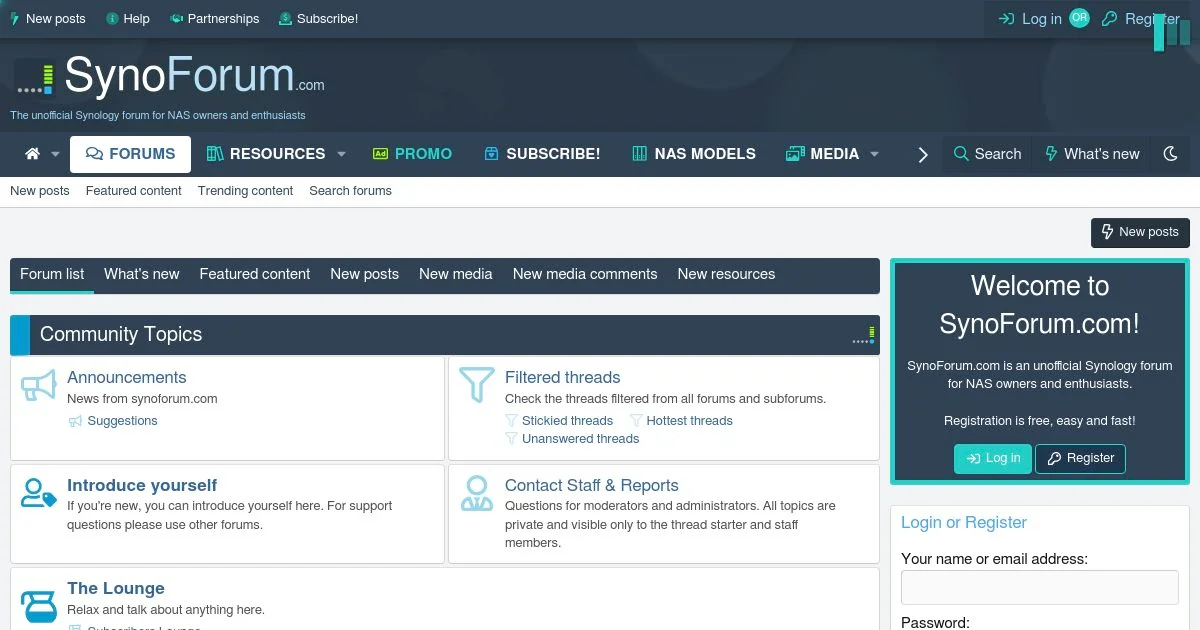 SynoForum: Unofficial Synology NAS Community