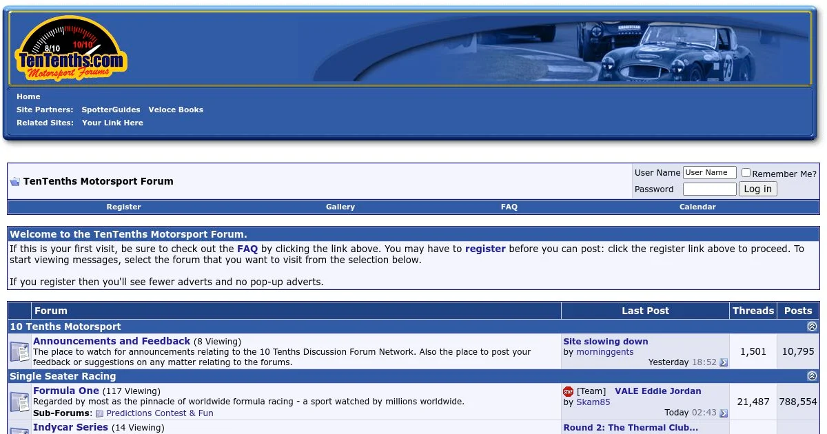 Ten-Tenths Motorsport Community Forum