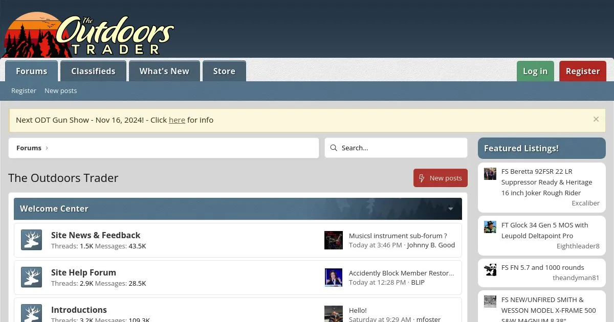 The Outdoors Trader Forum