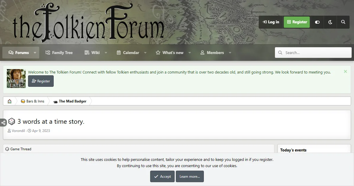Tolkien Lore, Fan Creations & Literary Analysis Forum