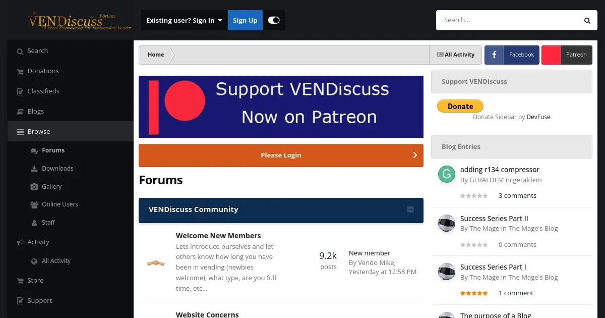 Vending Resource Forum