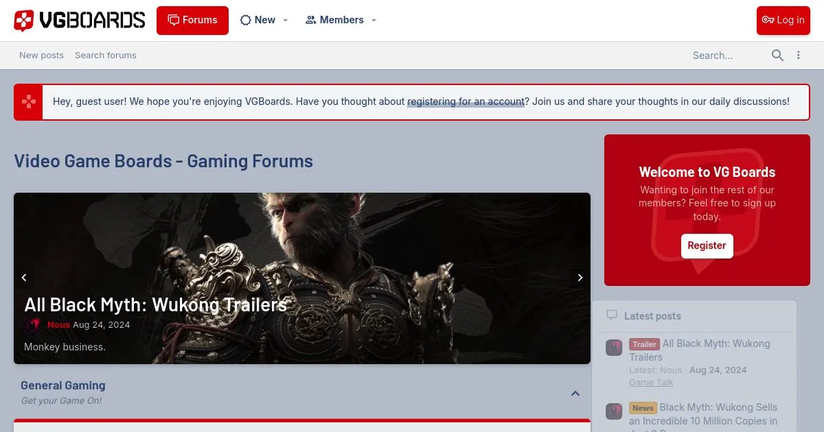 VGBoards - Gaming Forums