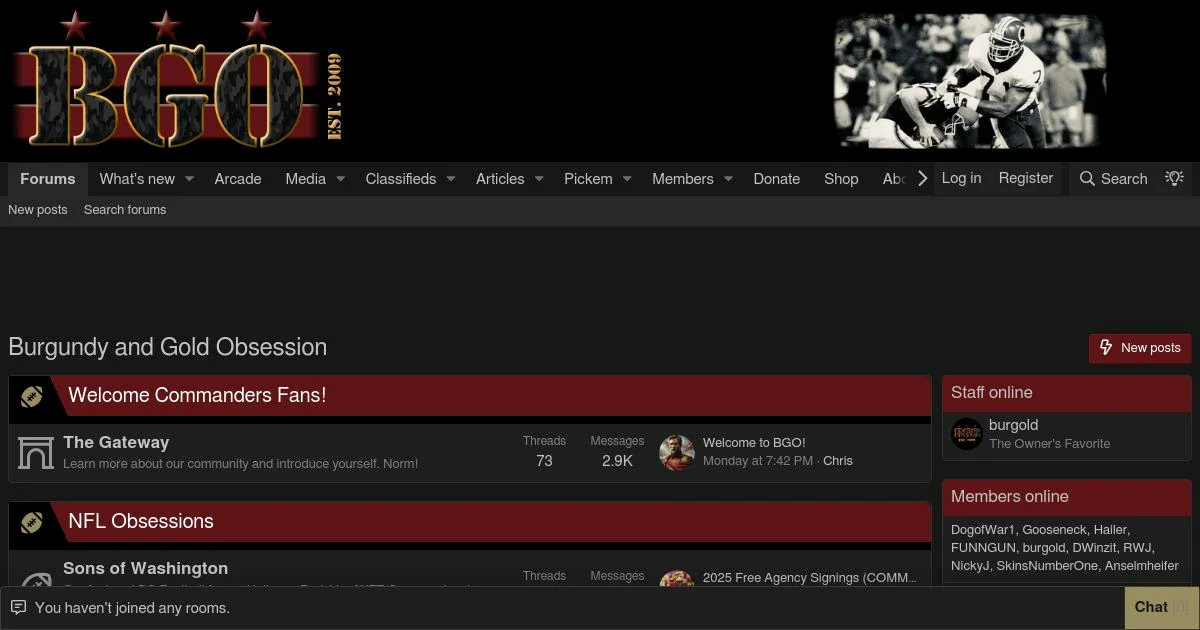 Washington Commanders NFL Fan Discussion Forum
