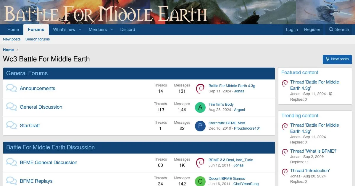 Wc3 Battle For Middle Earth Forum