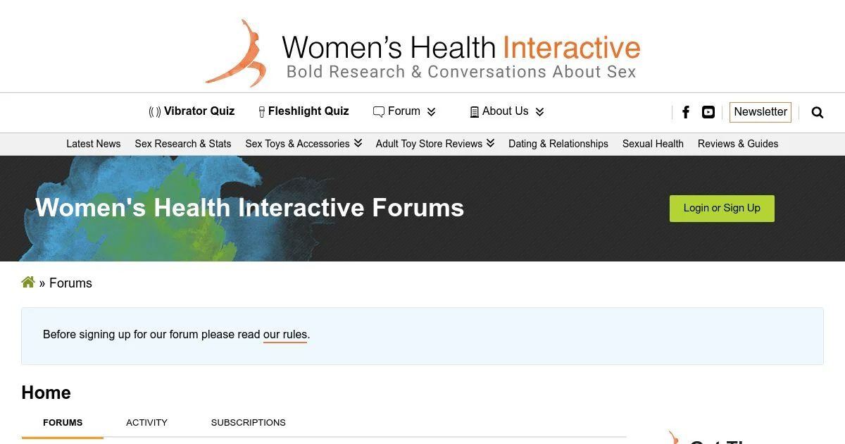 Women’s Health Discussion Forums